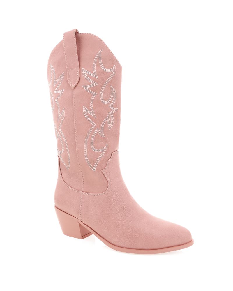 Pink women cowboy on sale boots